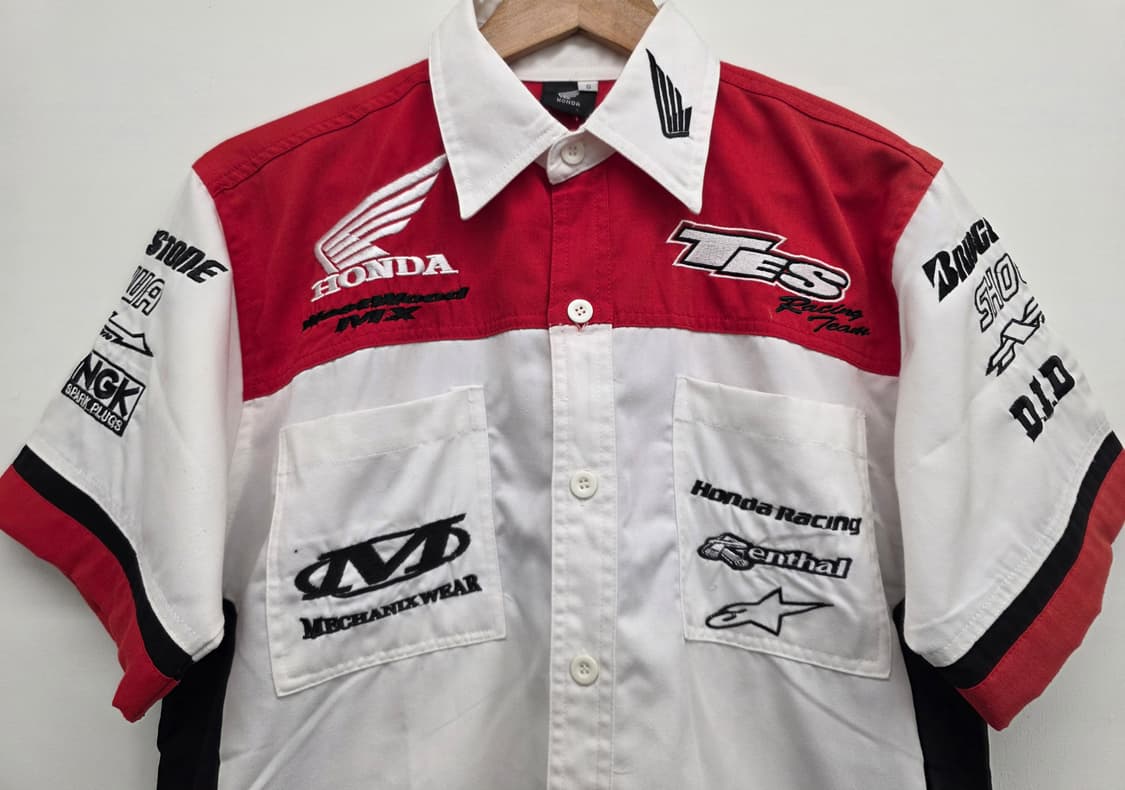 혼다 남성 반팔남방.  싸이즈 95 상품이미지2