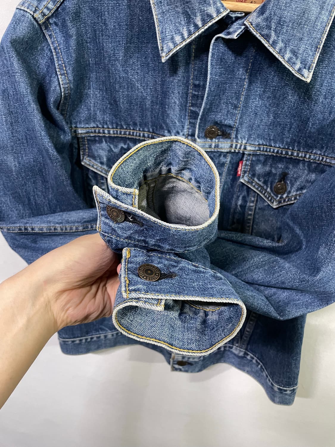 90s 리바이스 LVC 빅E 빈티지 데님 자켓 71557 타입3 자켓   상품이미지6