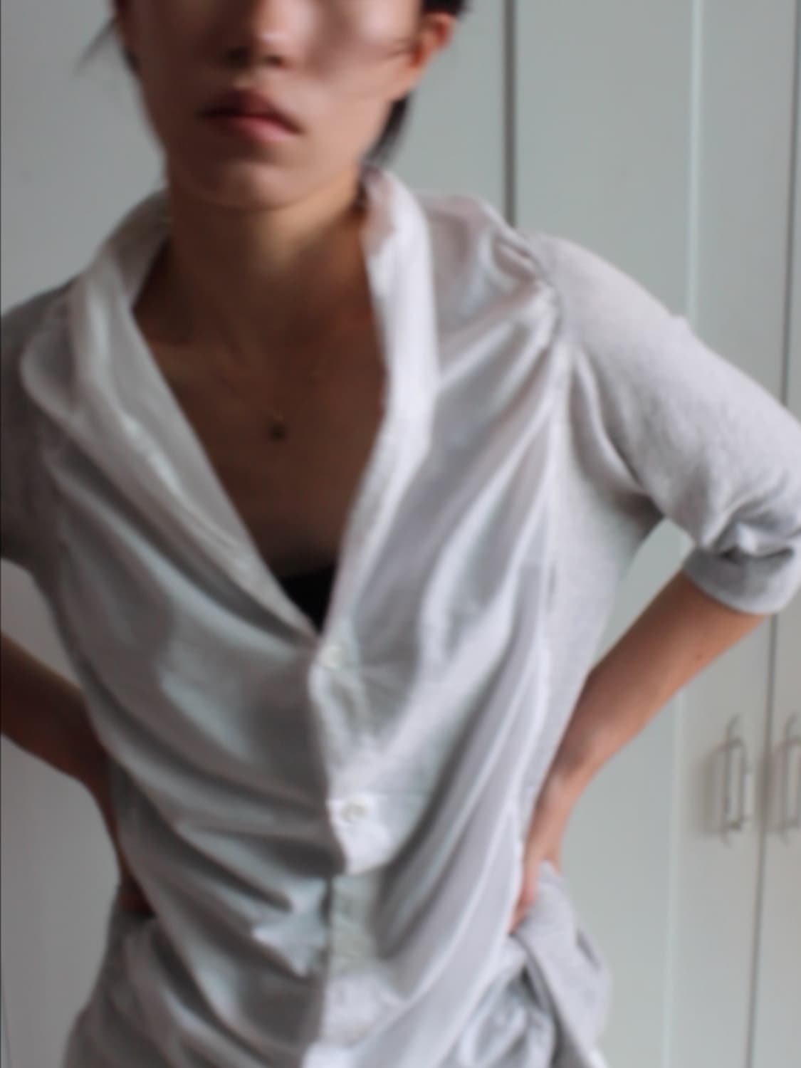Y's two-tone material shirt 상품이미지6