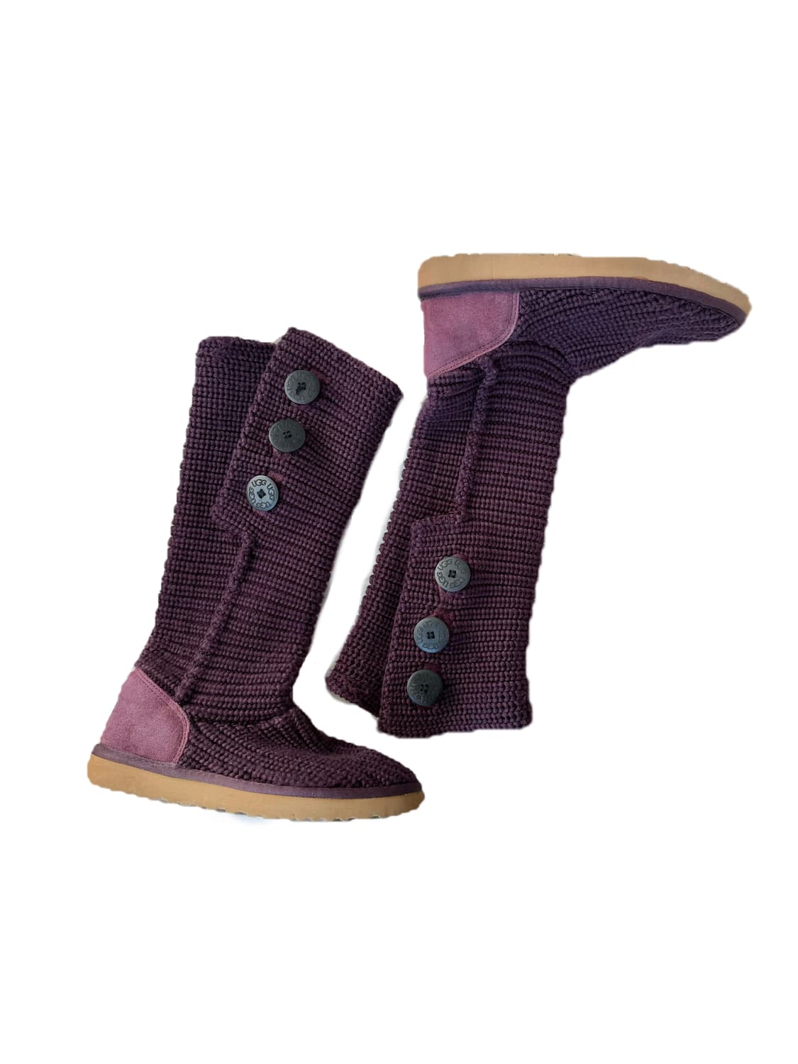 Ugg 다크퍼플 니트 부츠 240 상품이미지1