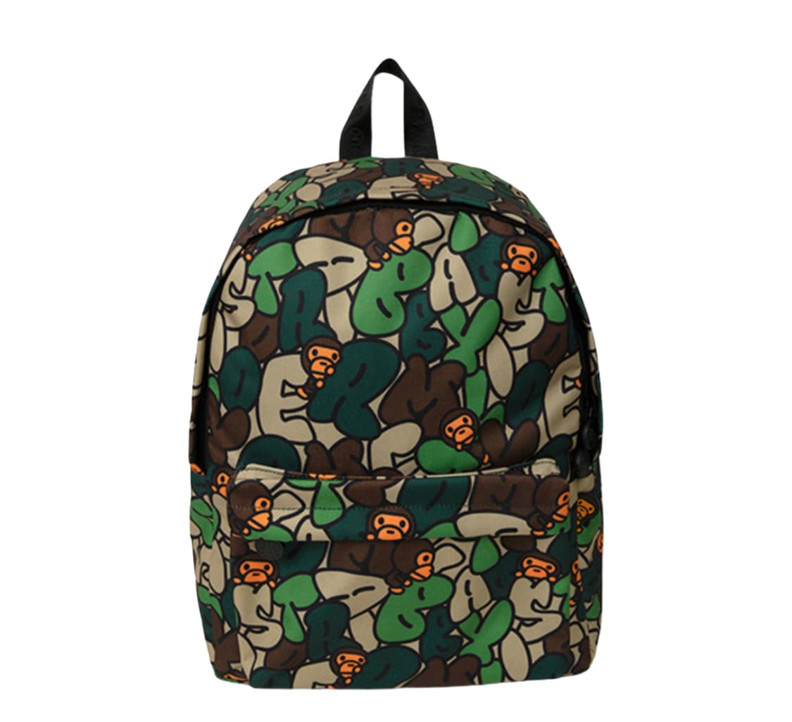 Bape 베이프 베이비 마일로 미디움 백팩 그린 상품이미지1