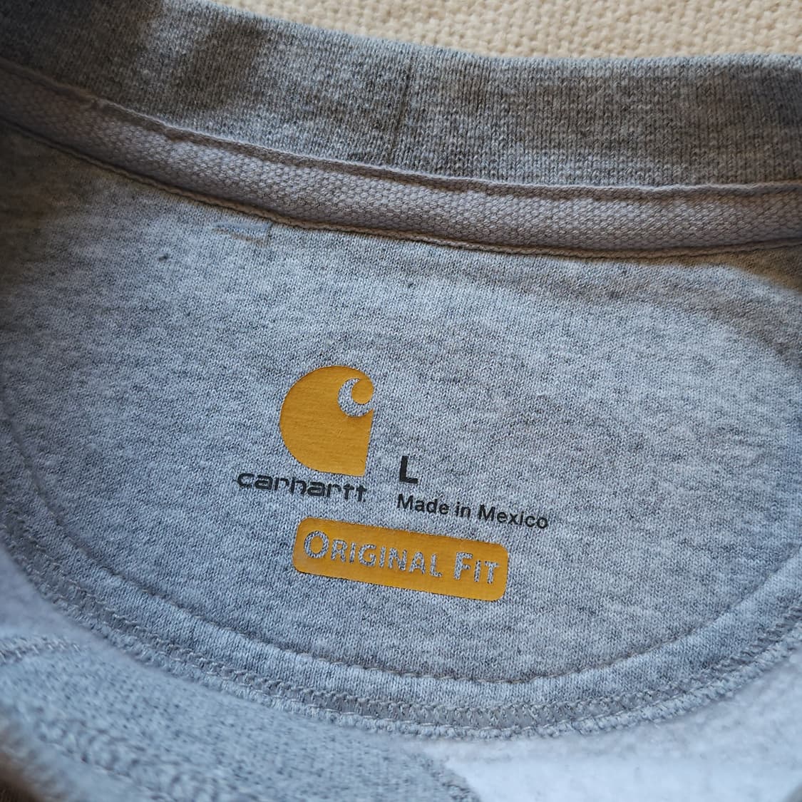 00년대 칼하트 맨투맨 스웻셔츠 트럭 프린팅 오리지널 핏 페인팅  L 상품이미지7