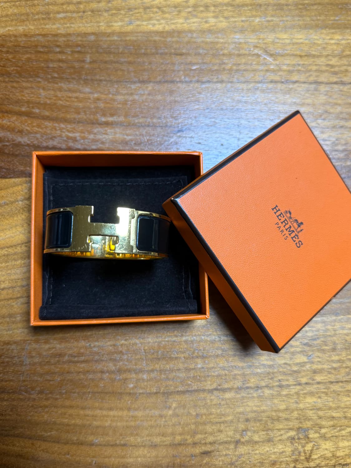 에르메스 클릭아슈 GM 블랙 골드 상품이미지2