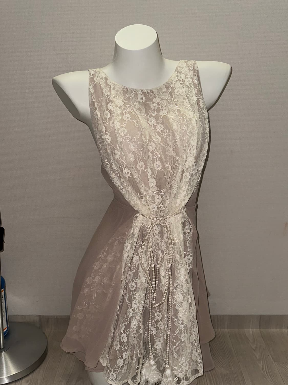 빈티지 페어리코어 레이스 투웨이 원피스 상품이미지2