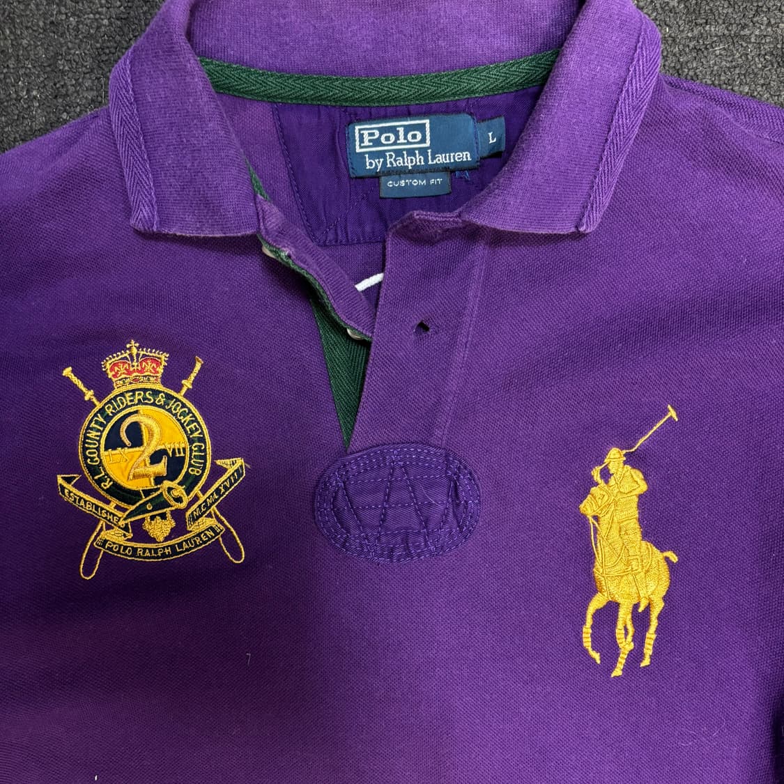 폴로 빅포니 자수 커스텀핏 럭비티 롱슬리브 상품이미지2