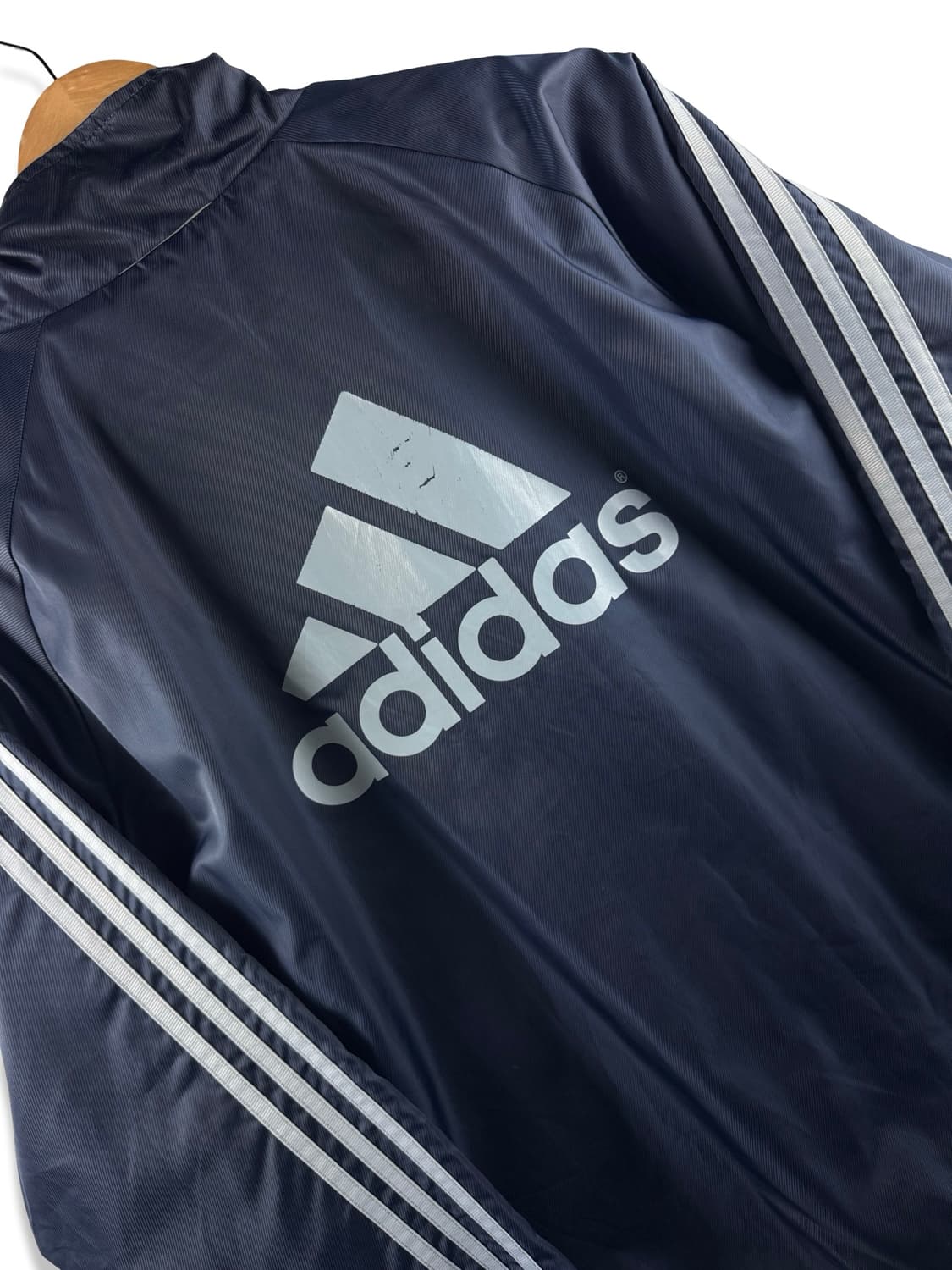 아디다스 백프린팅 네이비 바람막이2760 상품이미지5