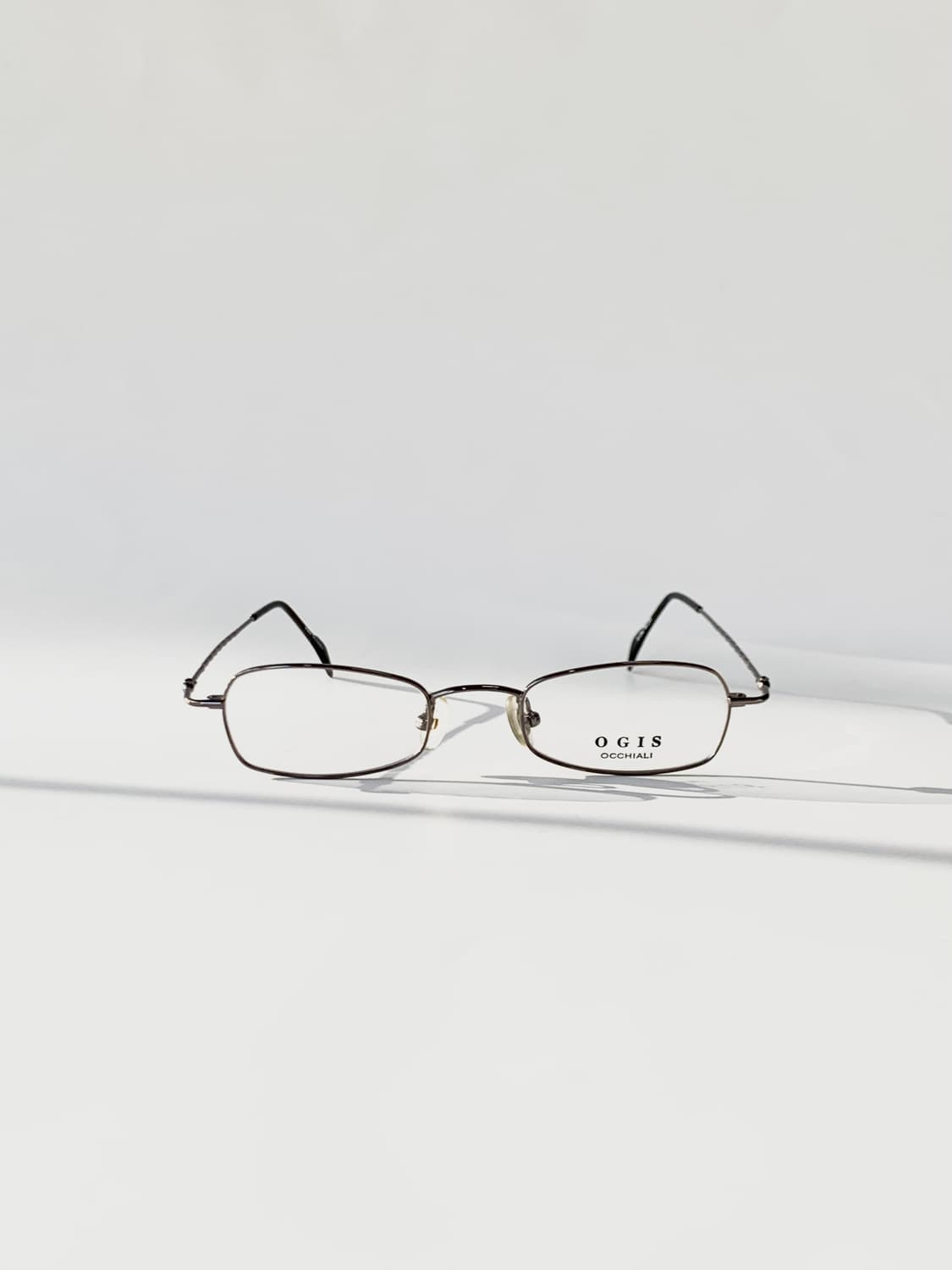 [픽키-421] OGIS 스틸 스퀘어 메탈 안경 미니멀 클래식 초경량 상품이미지1