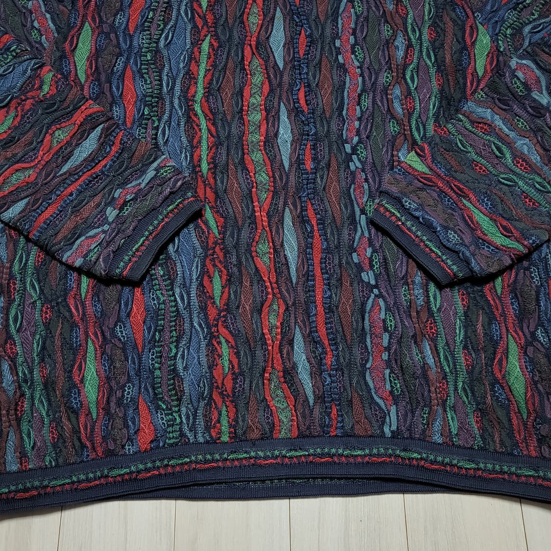 (m) 쿠지 coogi 니트 스웨터  케이블 니트 상품이미지8