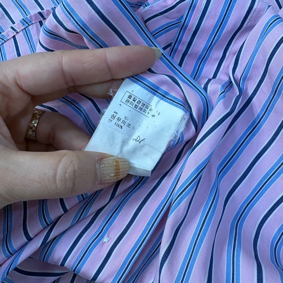 40-82 폴로 랄프로렌 스트라이프 셔츠 0423J 상품이미지5