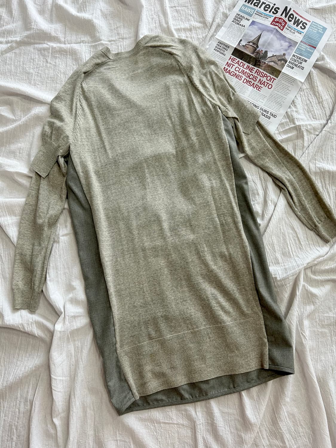 구호(KUHO) 정품 | 모 100% 니트 가디건 & 원피스 세트 상품이미지5