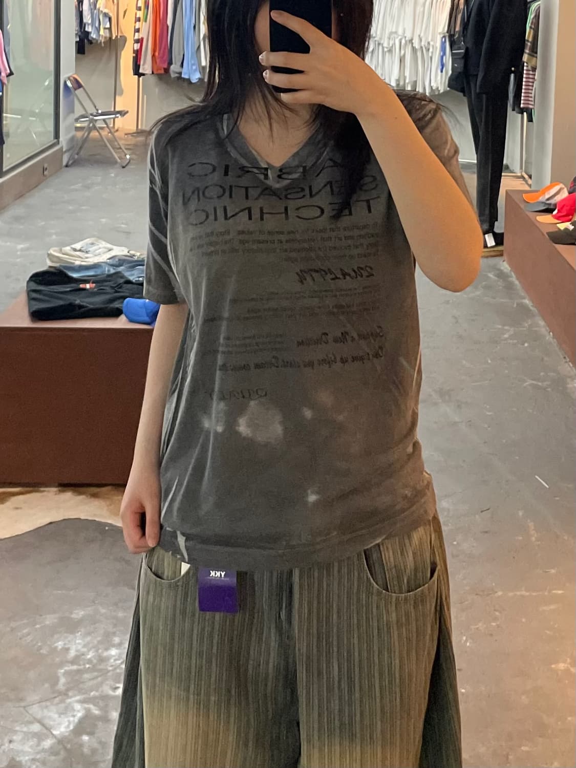 COMME CA MEN 빈티지 그래픽 반팔 H2803 상품이미지1