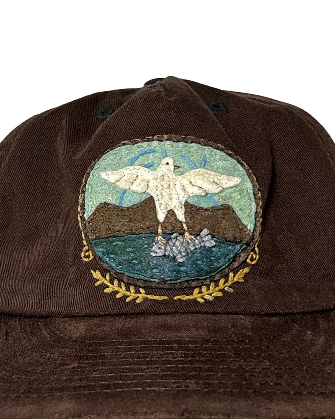 빈티지 5패널 캡 볼캡 모자 커스텀 핸드메이드 패치 제작 상품이미지2