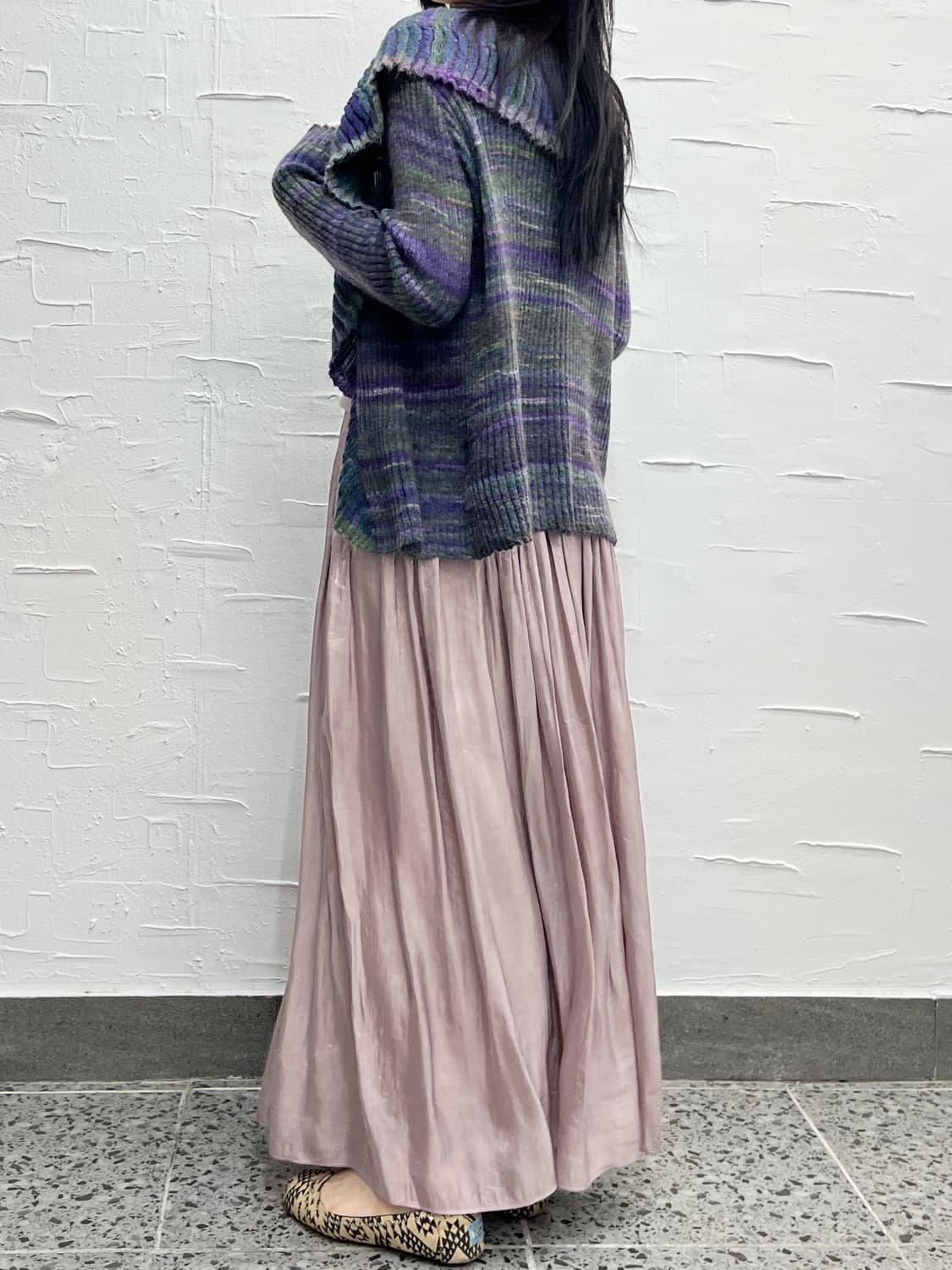 Blush glow maxi wrinkle skirt 상품이미지4