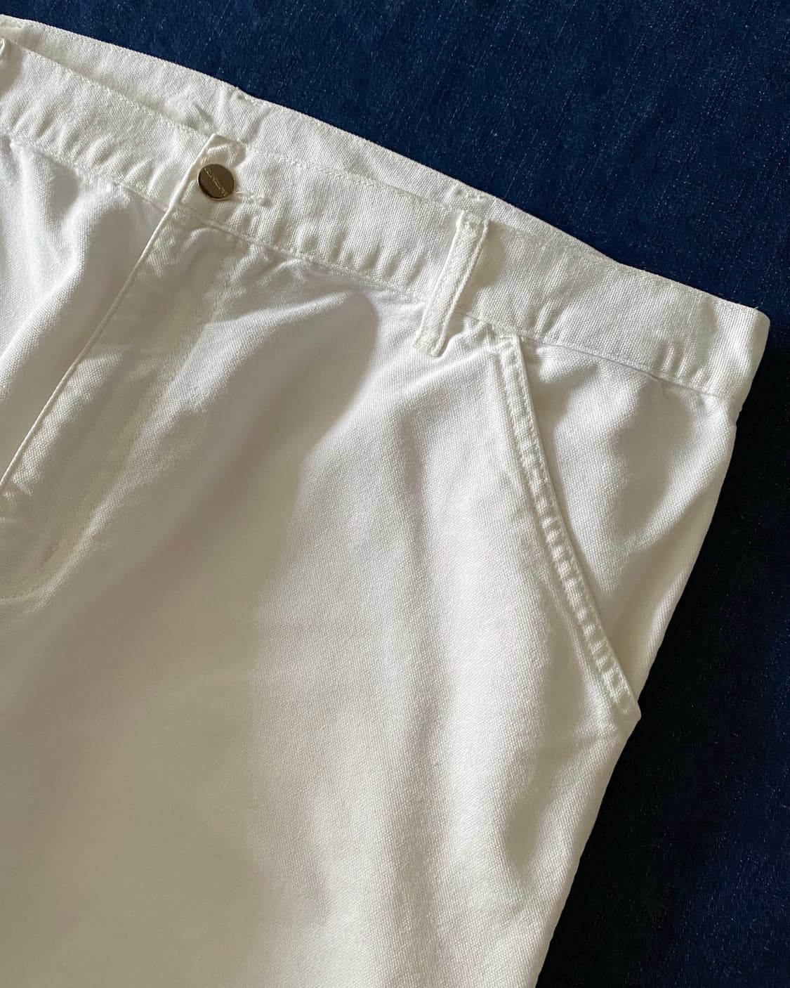 칼하트 화이트 심플 팬츠 상품이미지4