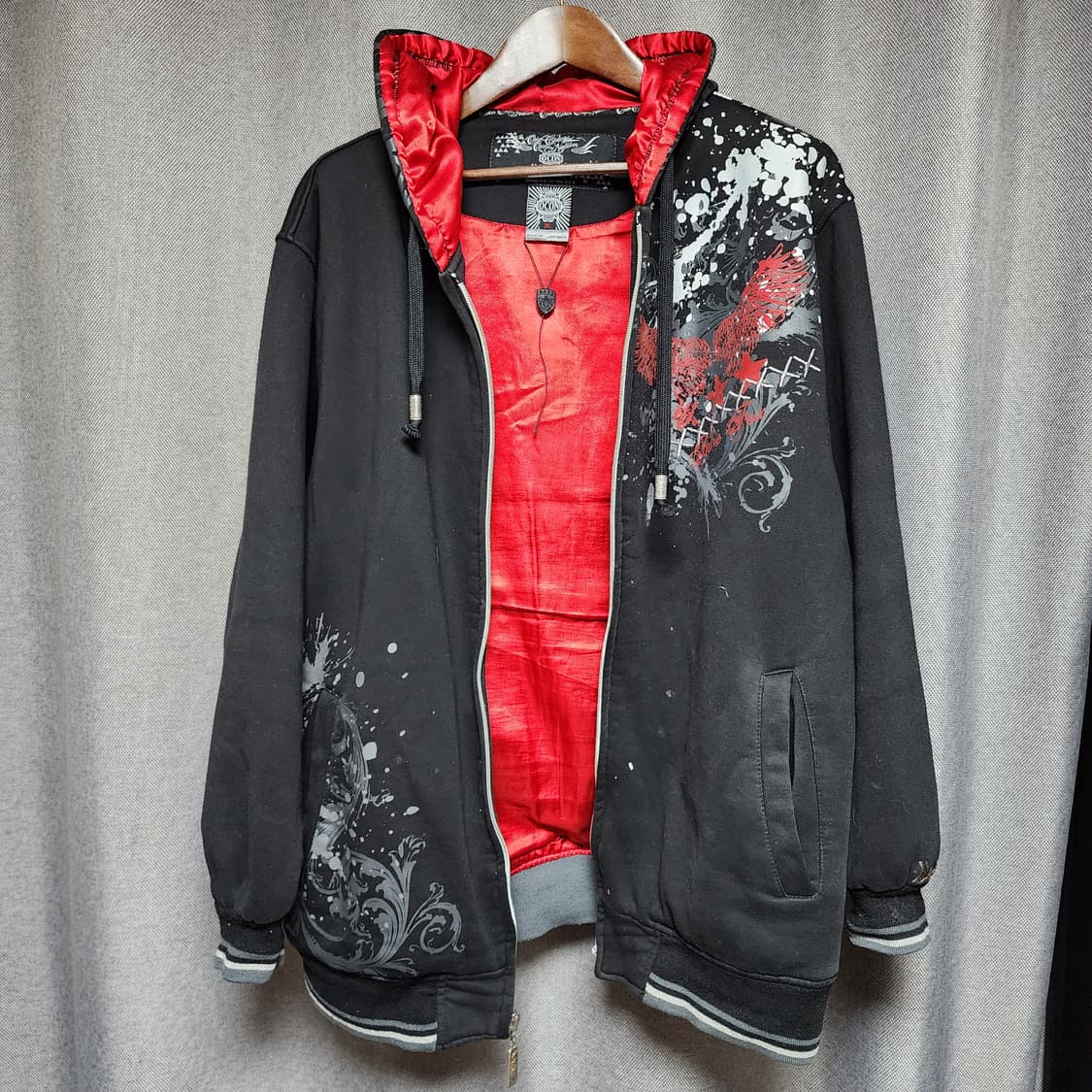 펑크 양산형 지뢰계 후드집업 상품이미지2