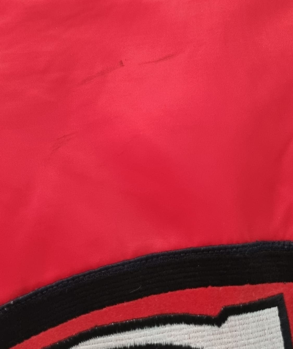 오버핏 M ) 스타터 X NFL 90's 빈티지 레드 점퍼 돕바 상품이미지7