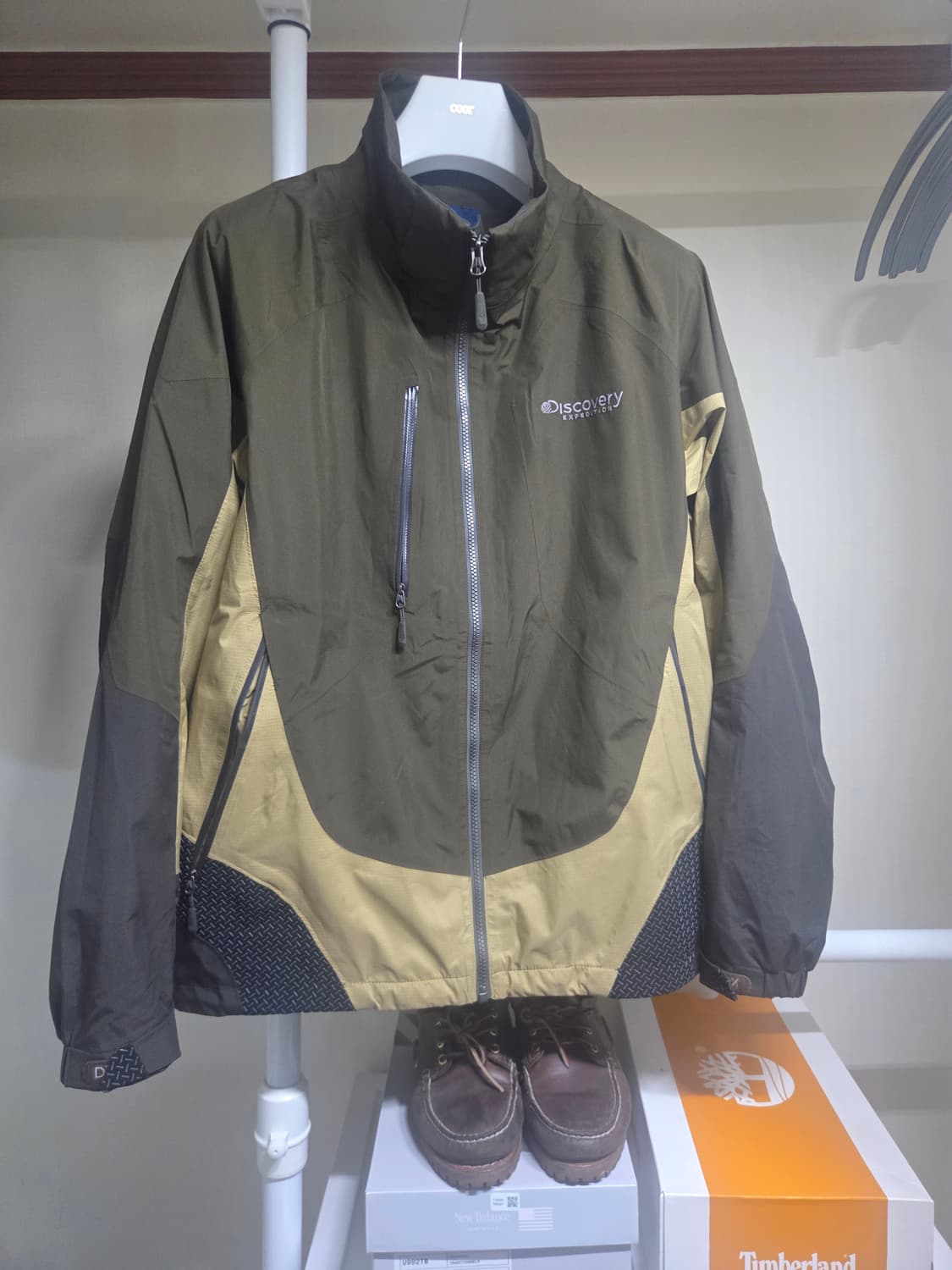 [XL] 디스커버리 익스페디션 고어텍스 바람막이 자켓 카키 베이지 상품이미지3