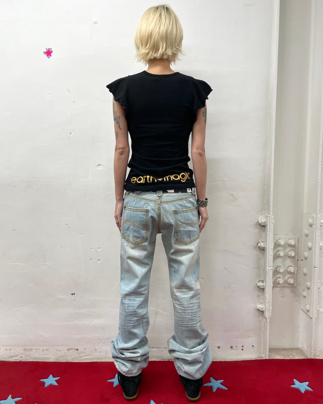 Napoleon Shirring Black T-shirt  상품이미지7