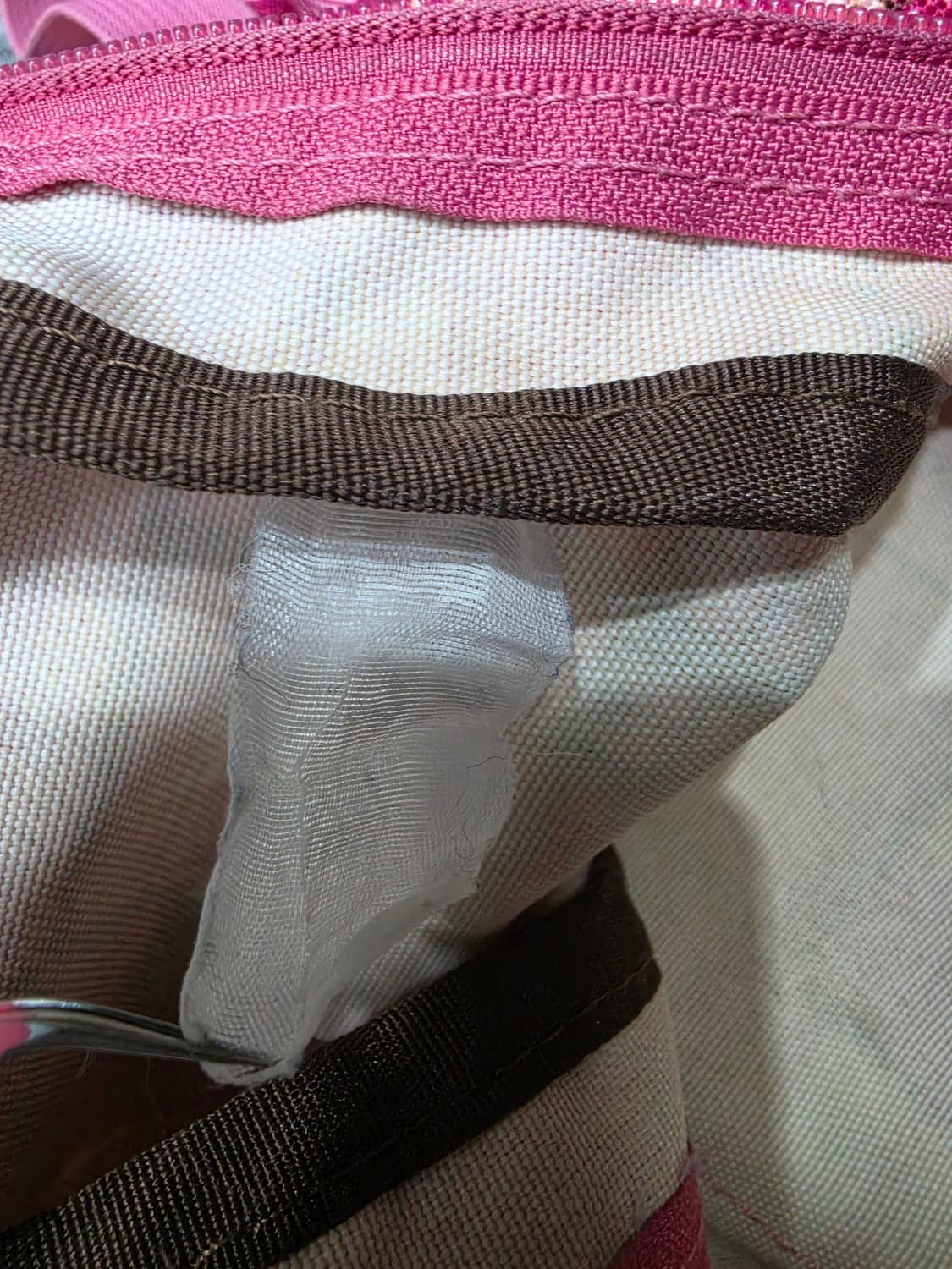 잔스포츠 빈티지 핑크 체크 하프파인트 미니 백팩 가방 상품이미지8