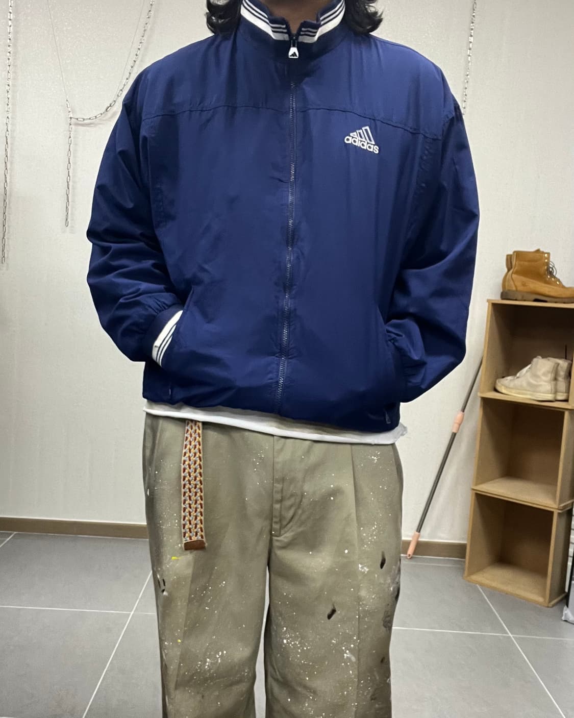 (XL)90'S 아디다스 바람막이-M2079 상품이미지9