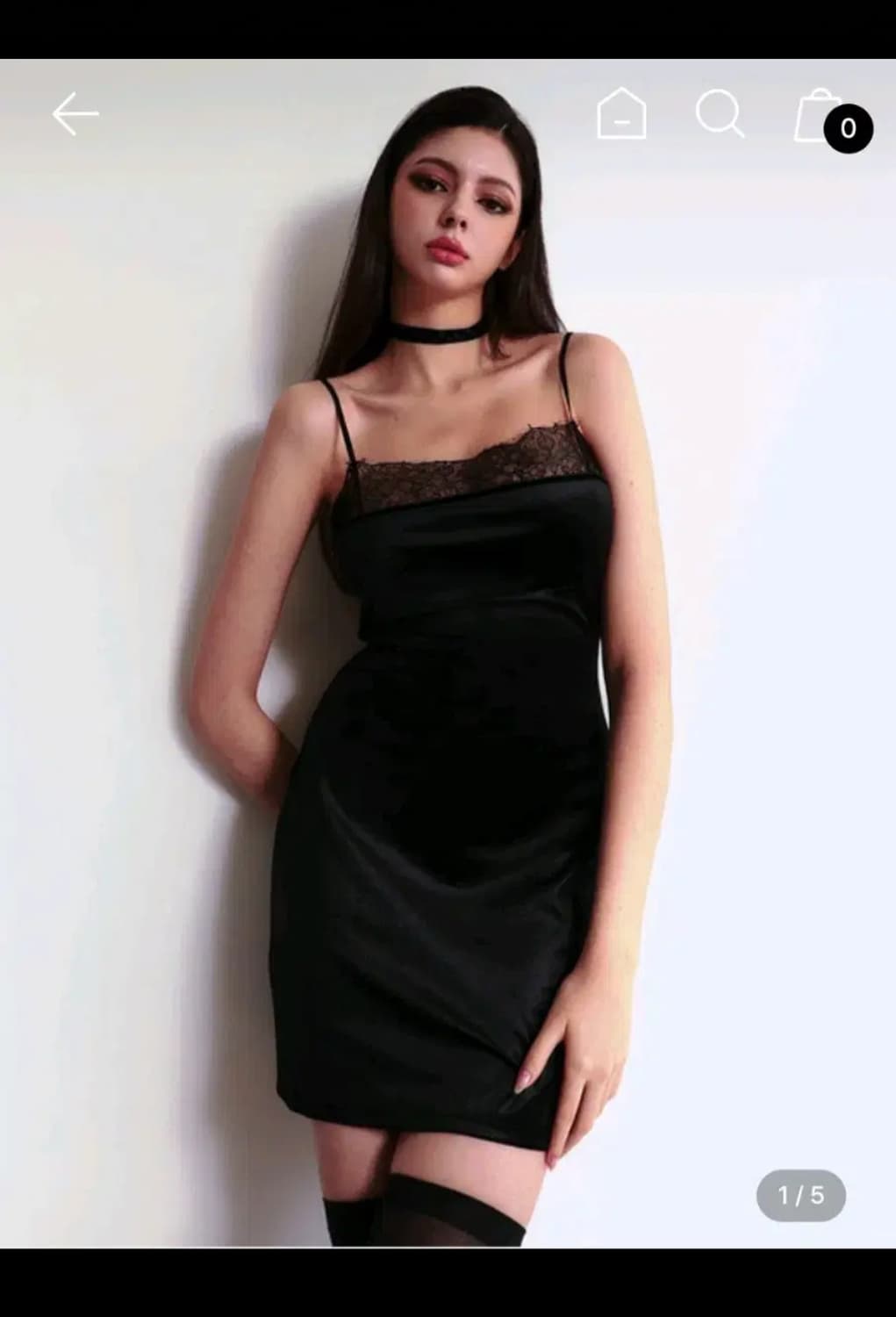 비나제이 VINAJ 블랙 레이스 빈티지 슬립 상품이미지1