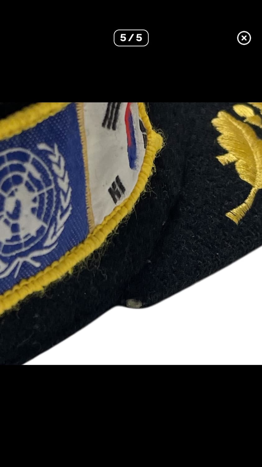 UN Emblem Wool Officer Cap 모자 상품이미지5