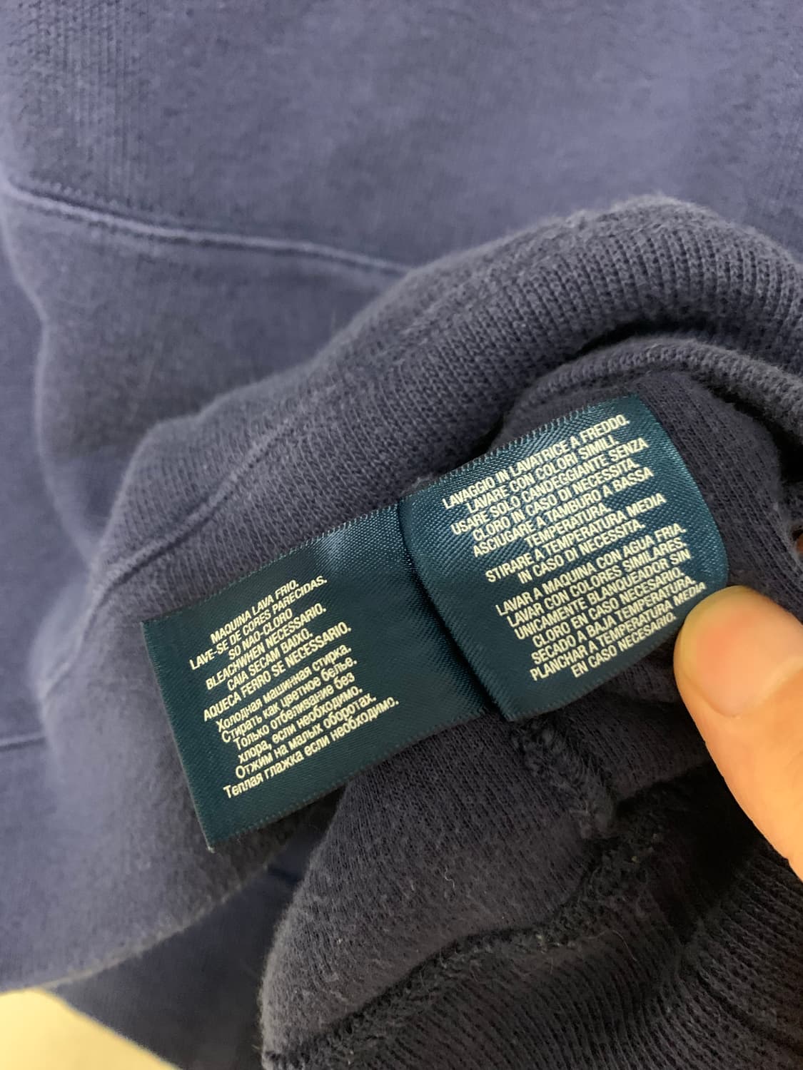 폴로 빅포니 후드티 네이비 상품이미지5