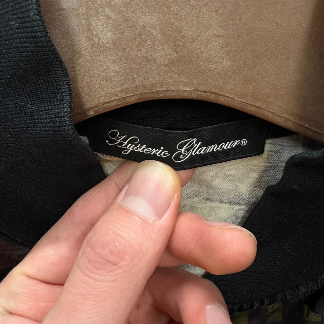 00s 히스테릭 글래머 그래픽 보머자켓 전후면 프린팅 포인트 블랙 상품이미지7