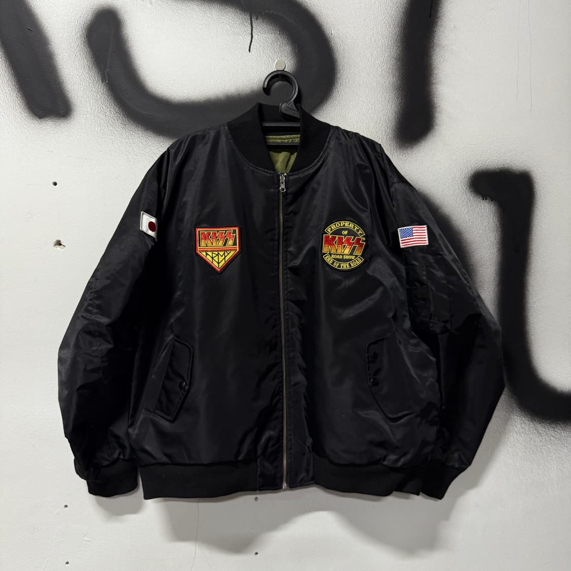 Kiss 2016 일본 투어 리버시블 멀티 프린팅 ma-1 봄버 자켓 상품이미지1