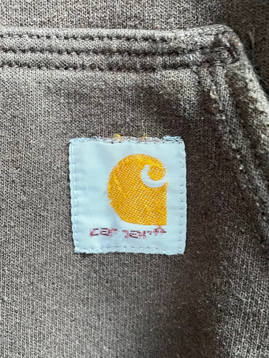 칼하트 오리지널핏 브라운 후드티 (on.53) 상품이미지4