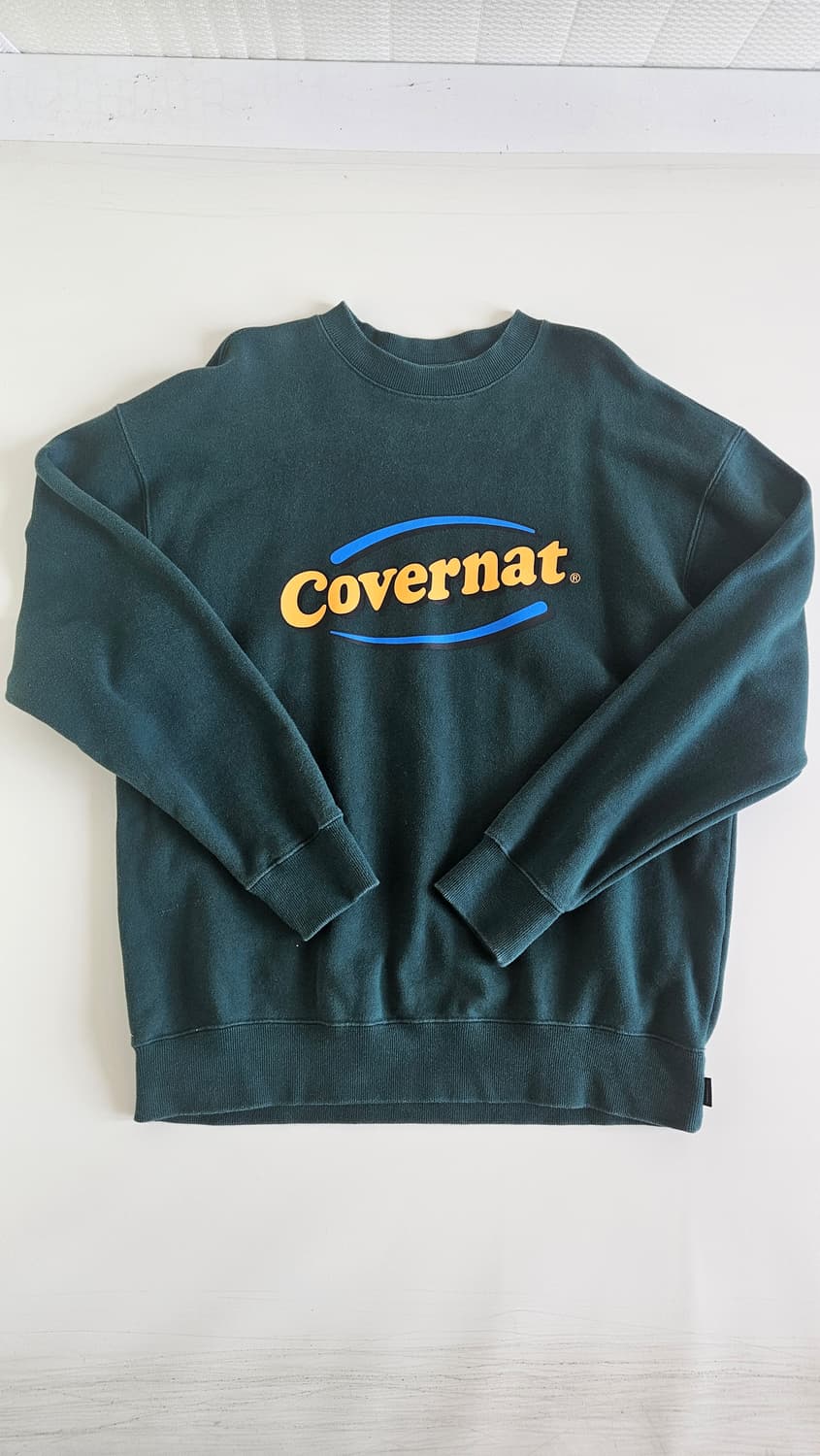 커버낫 1970 로고 맨투맨 브리티쉬 그린 상품이미지1