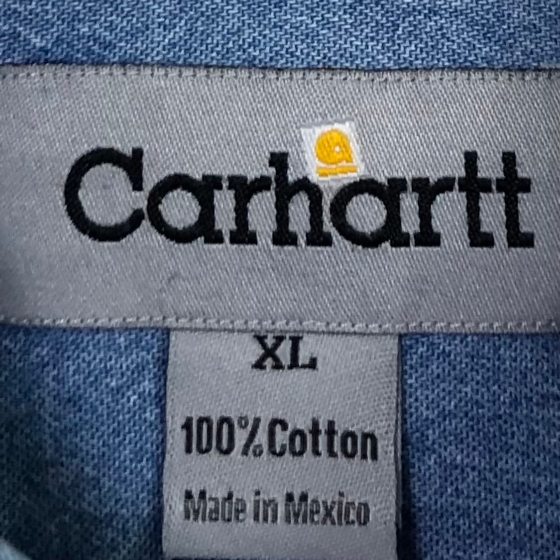 XL 칼하트 데님 셔츠 상품이미지3