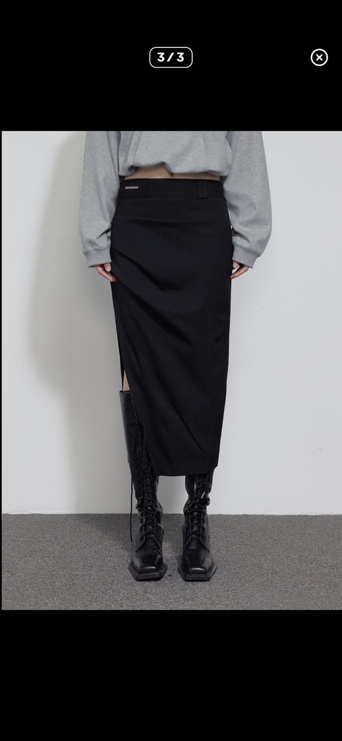 보헴서 SIDE TUCK PENCIL SKIRT 상품이미지1