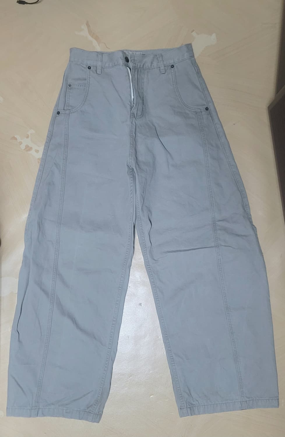 비긴202 루보 트위스트 팬츠(애쉬 그레이) 상품이미지3