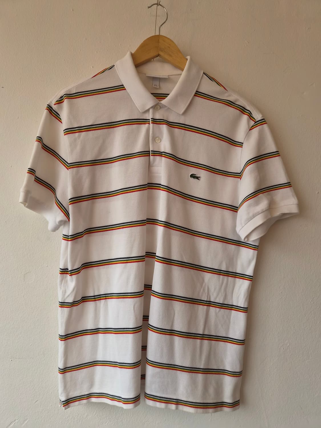 라코스테 남성 레인보우반팔카라PK티셔츠 110사이즈 상품이미지2