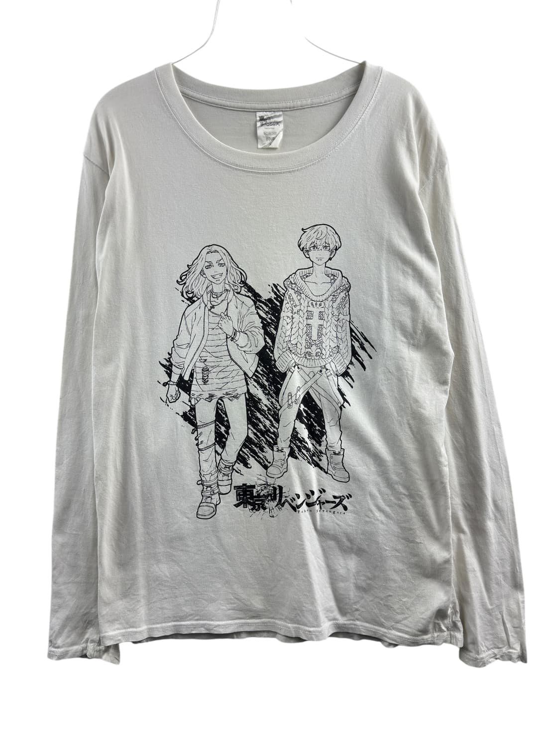 도쿄리벤져스 화이트 프린팅 롱슬리브1287 상품이미지1