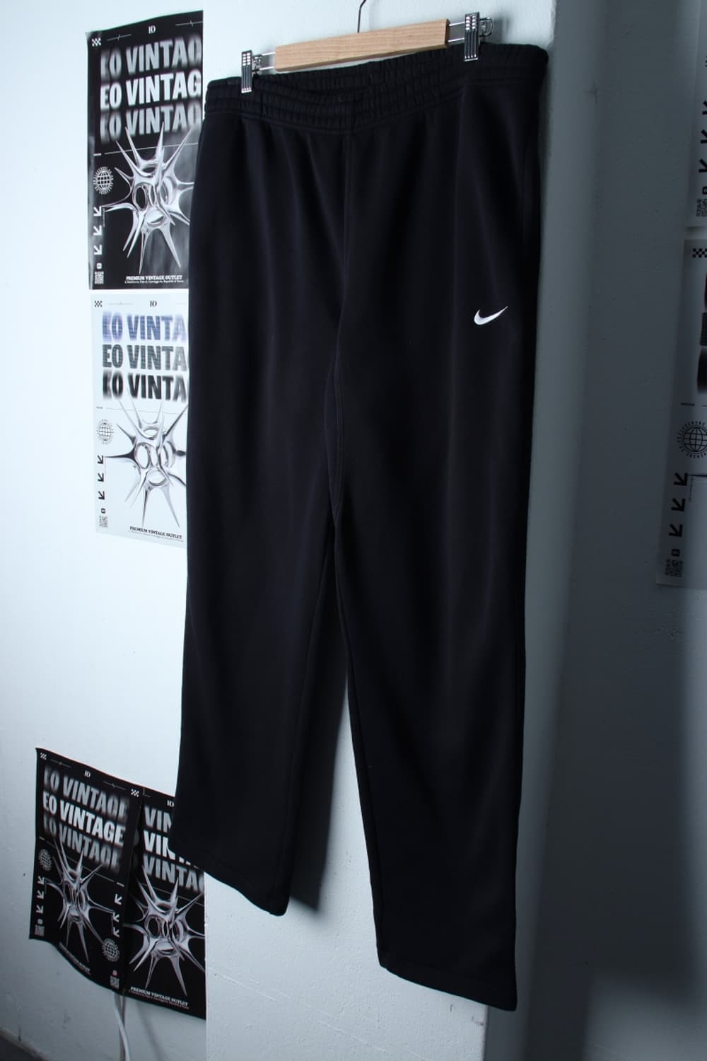 (L-XL) 나이키 트레이닝복 바지 블랙 무지 스웻 기모-P9749 상품이미지1