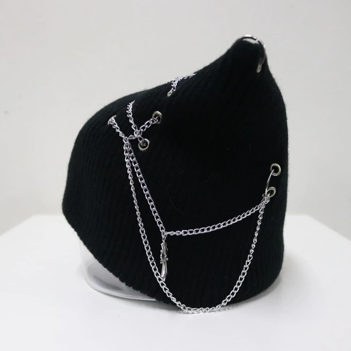 고스펑크 무드 체인 비니 63375 상품이미지3