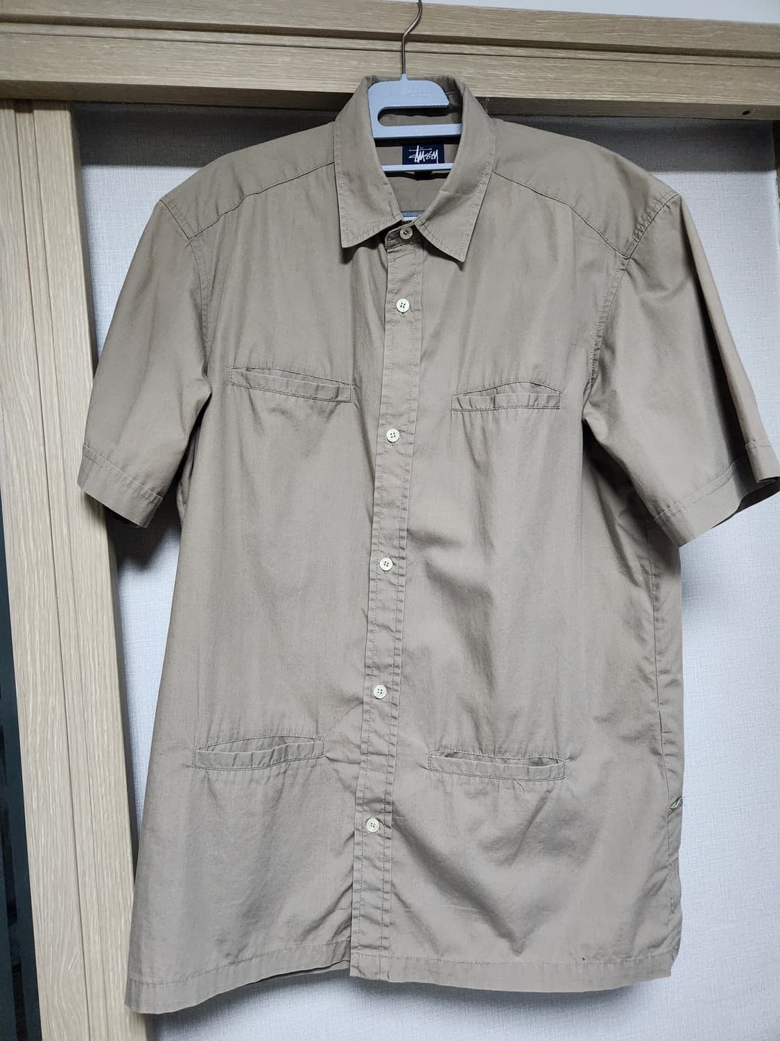 90s 올드스투시 반팔셔츠 L 상품이미지4