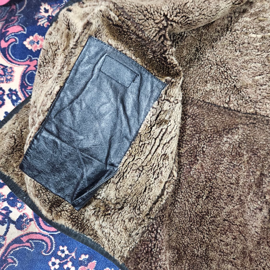 파울로구찌(Paologucci) 90's 빈티지 양가죽 양털 무스탕  상품이미지5