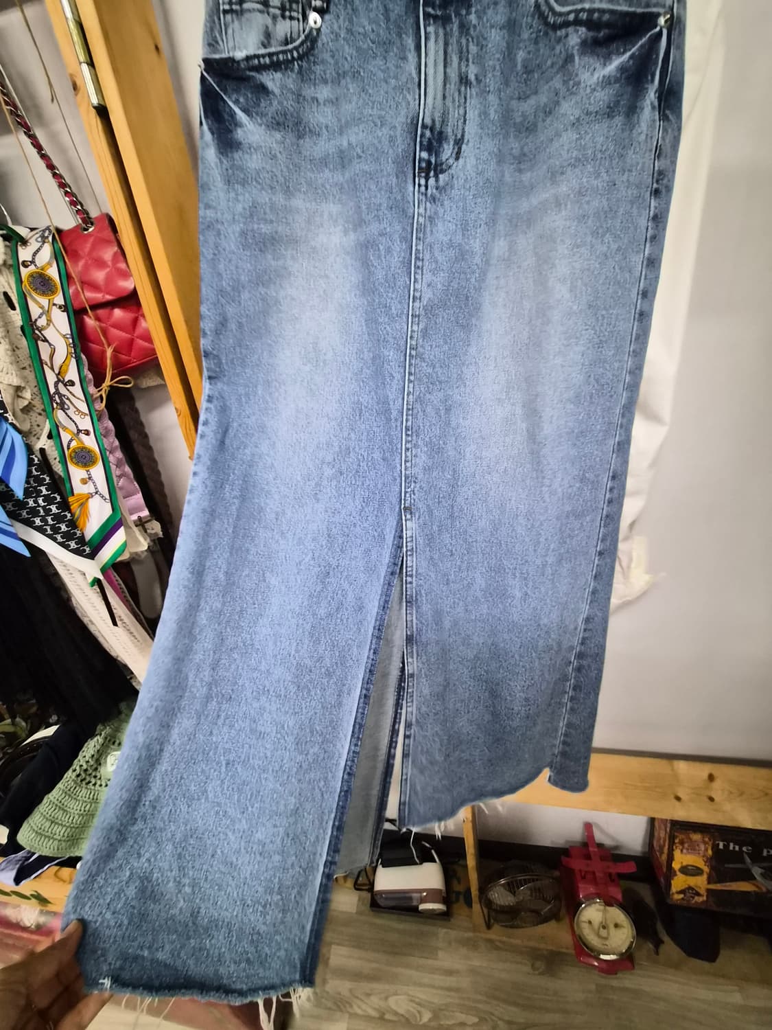 DKNY 셔츠 블라우스. 보브 데님스커트 상품이미지8