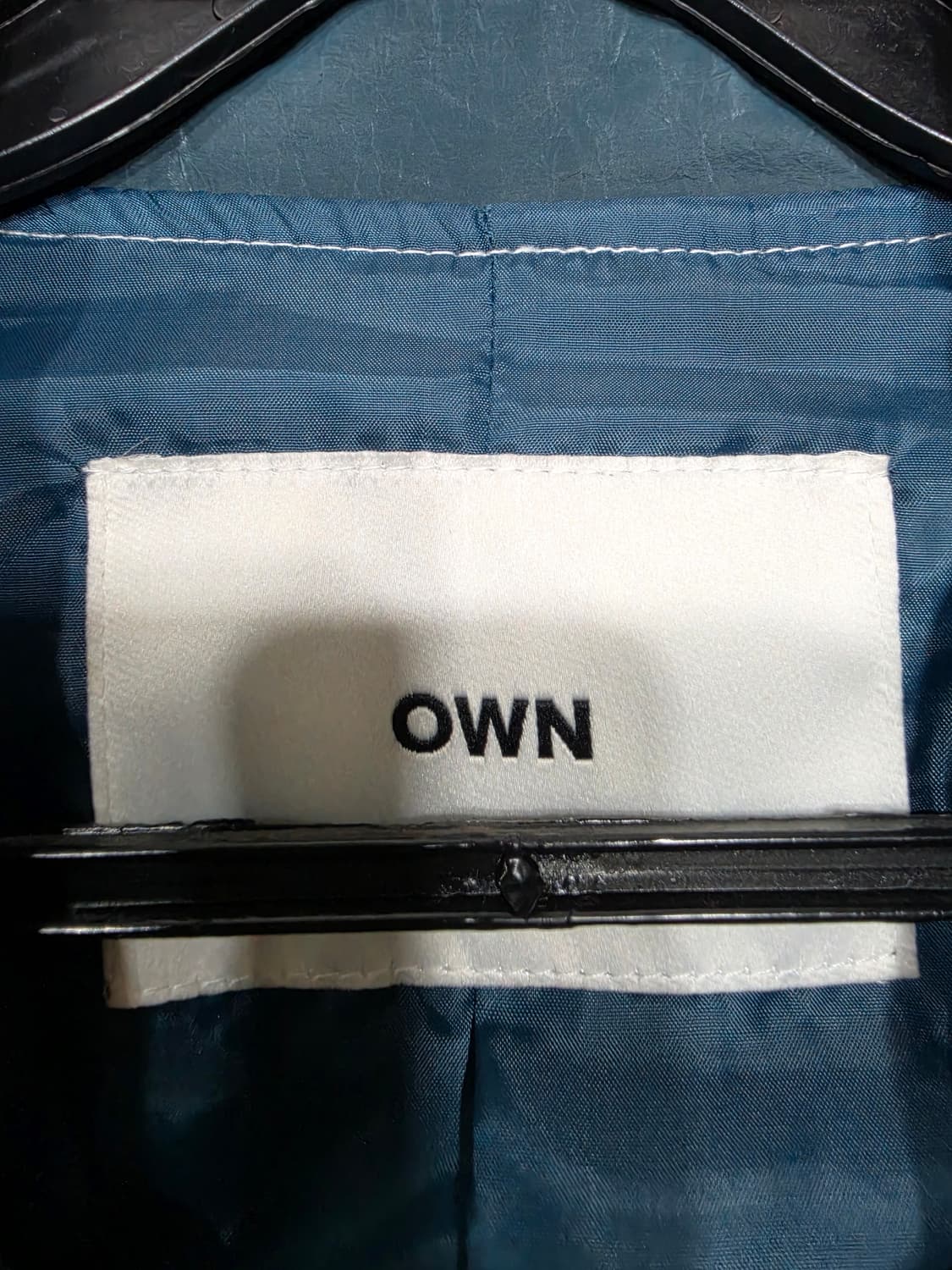 OWN 바이퍼 스티치 투웨이 비건 레더 자켓 F 상품이미지6