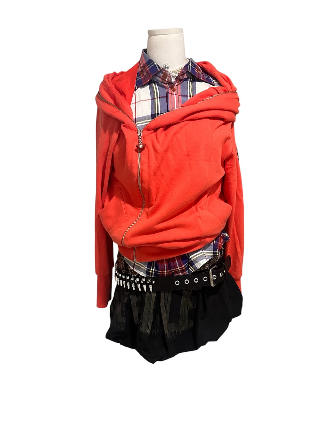 비비안웨스트우드 orb 지퍼 드레이핑  후드집업 상품이미지3