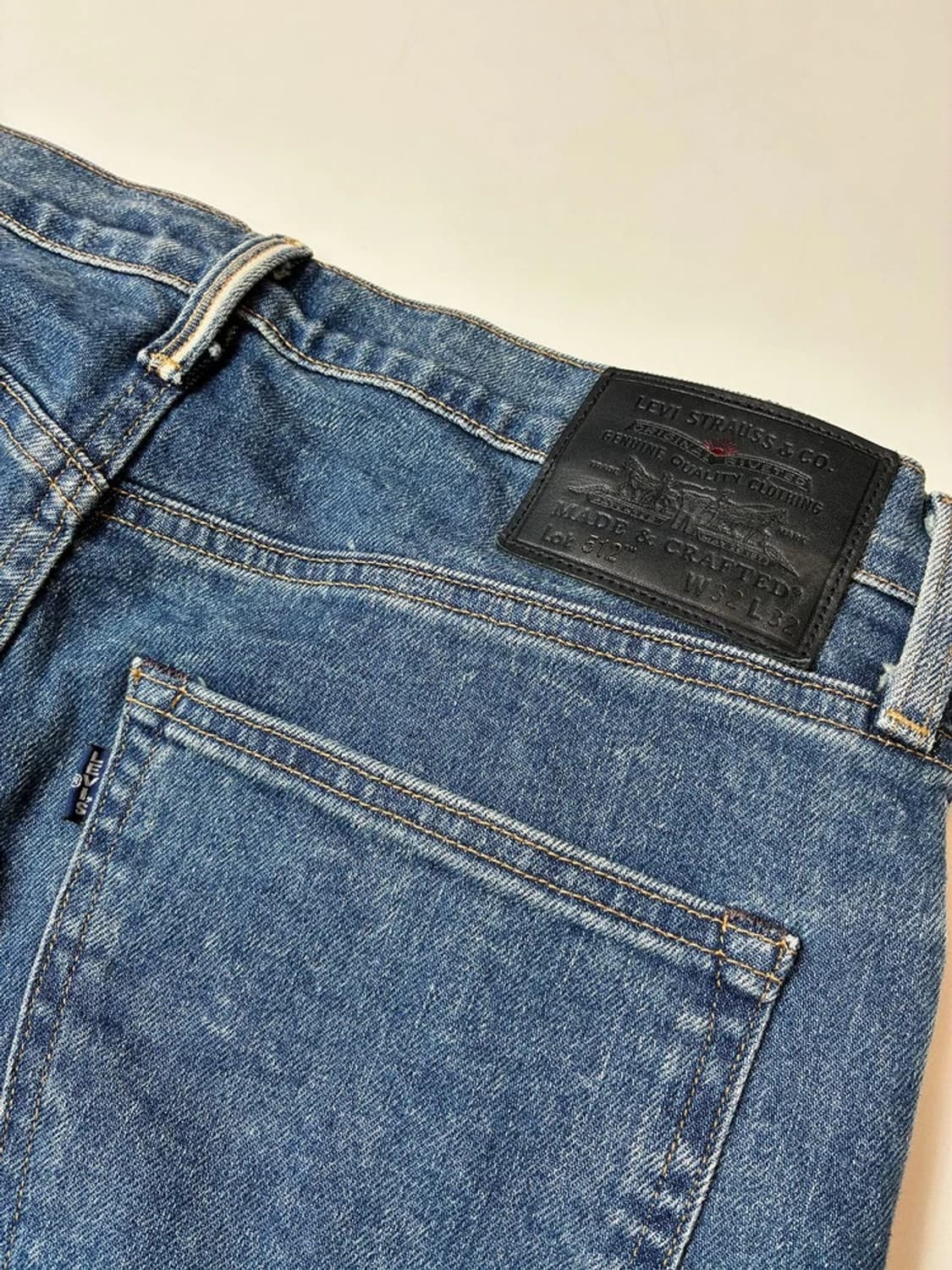 리바이스 512 재팬 슬림 테이퍼드 데님 팬츠 PN8496 상품이미지6