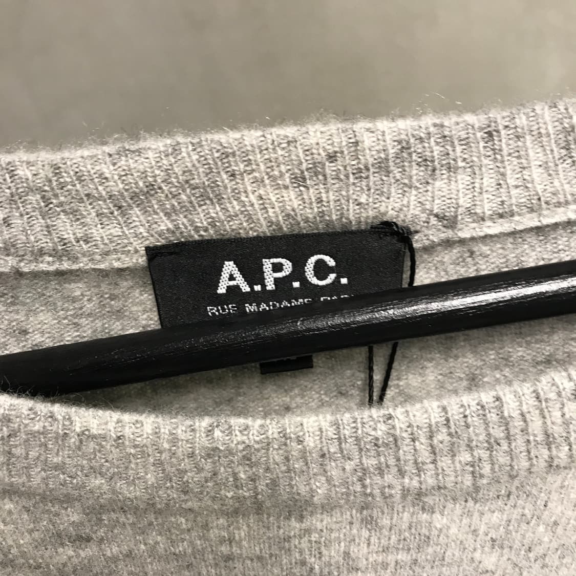 A.P.C. 아페쎄 니트 그레이 XS(W) 상품이미지4