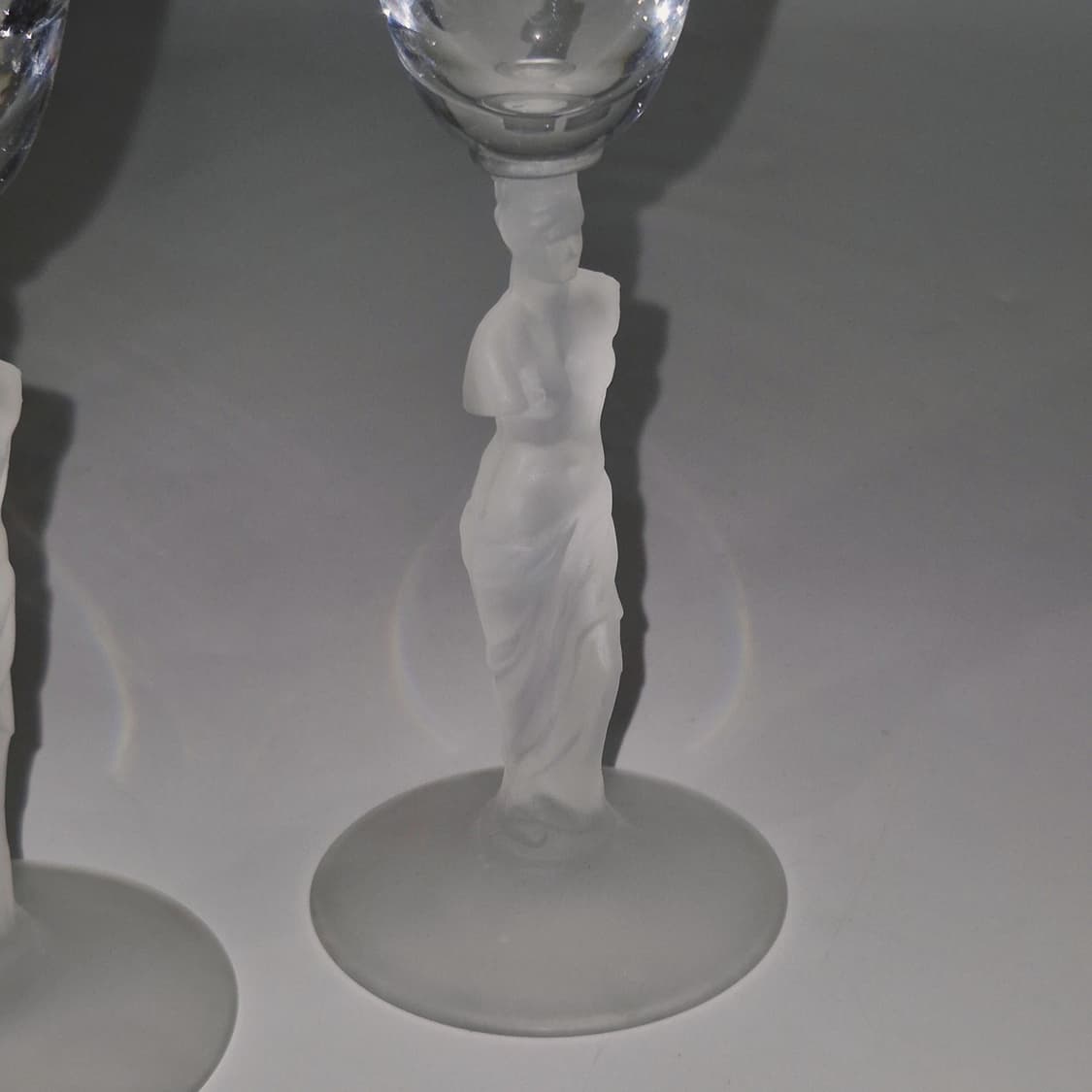 70s 사사키 크리스탈 불투명 비너스 샴페인 잔 1p 상품이미지9