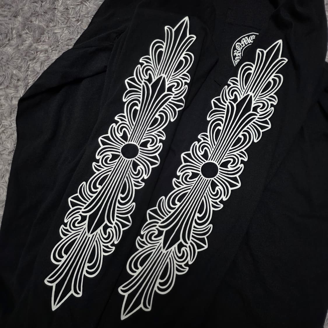 {클로젯}[XL]크롬하츠 플로랄 홀스슈 롱슬리브 맨투맨 티셔츠 상품이미지4