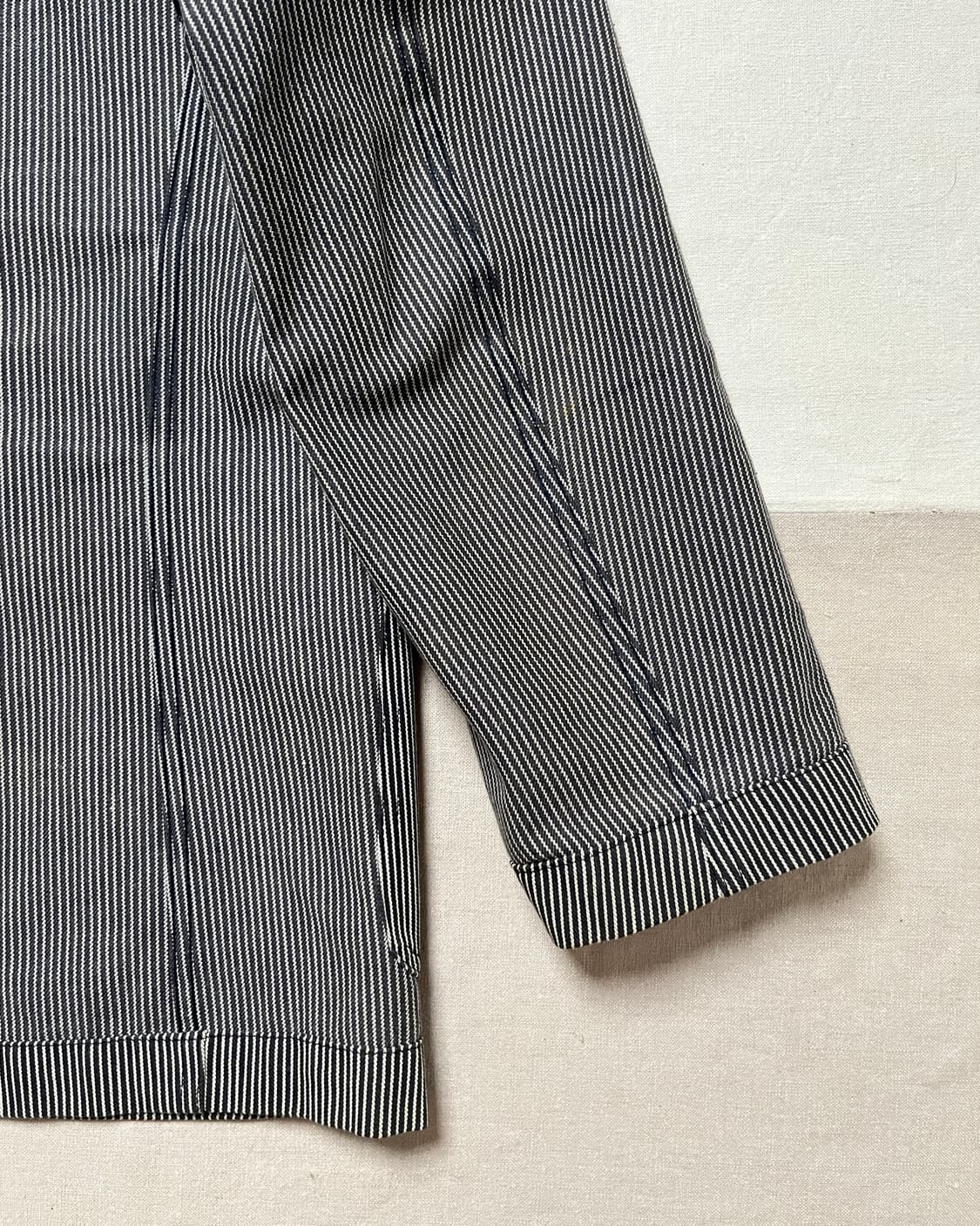 꼼데가르송 옴므플러스 02ss 스트라이프 테일러드 자켓 상품이미지6