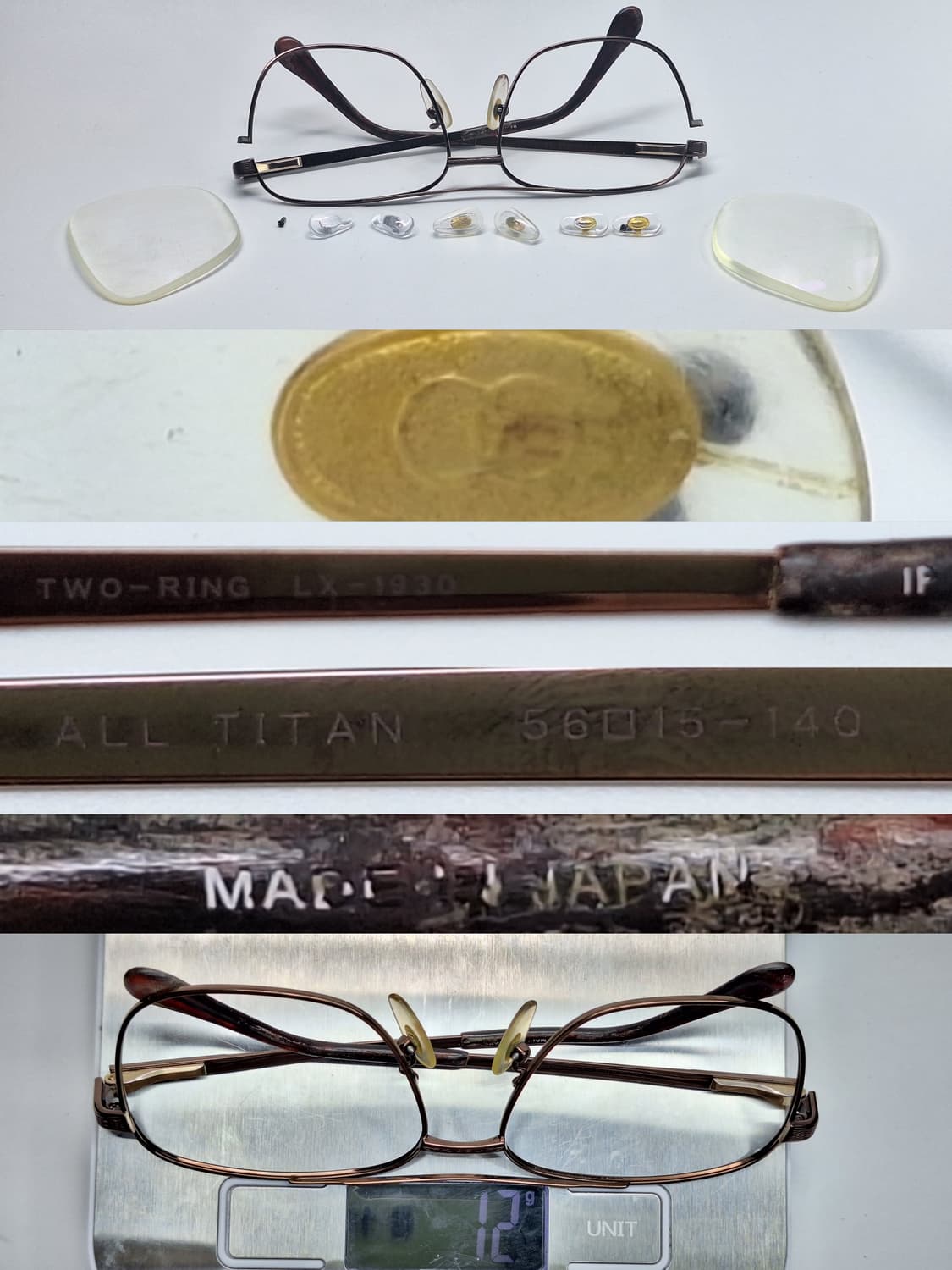 일본제 올티타늄 더블브릿지 투브릿지 안경테/Two-Ring LX-1930 상품이미지6
