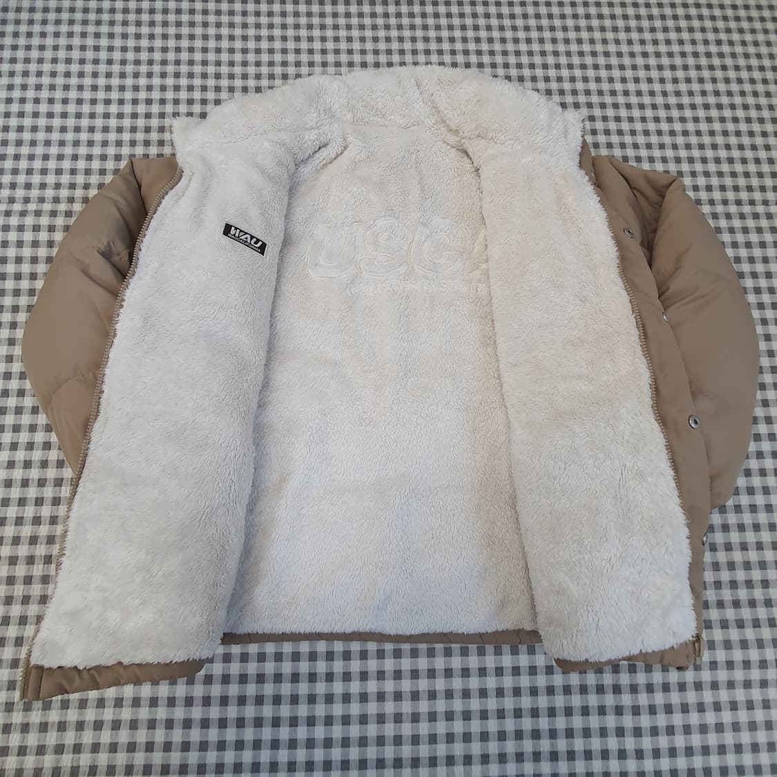 후아유 오리털 양면 점퍼 남자95~100 상품이미지5